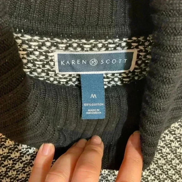 Karen Scott turtleneck sweater size medium - Picture 4 of 9